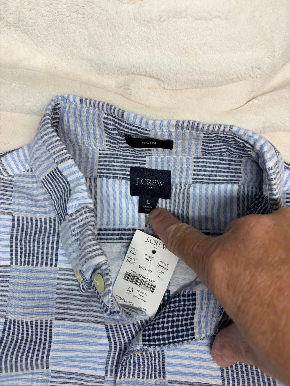 J. Crew crew slim